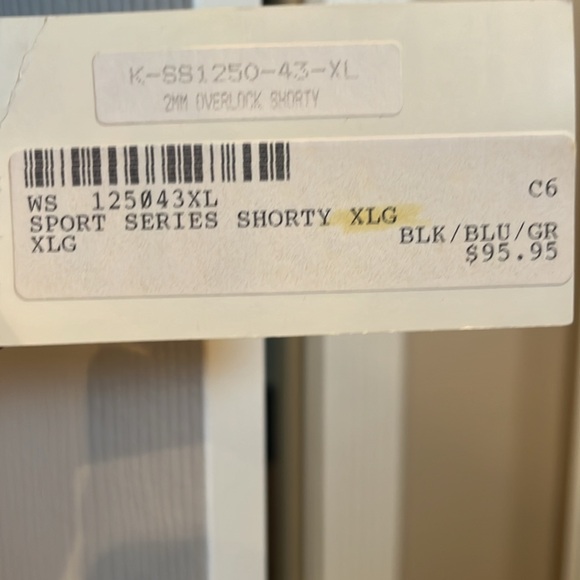 NWT men’s shorty warm water wetsuit - Picture 5 of 5